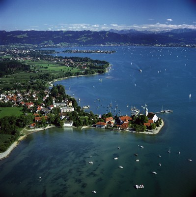 Luftbild Wasserburg am Bodensee